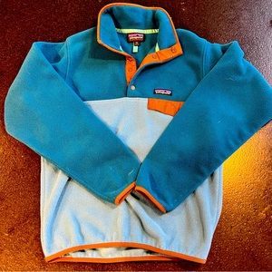Patagonia synchilla snap fleece pullover boys XL
